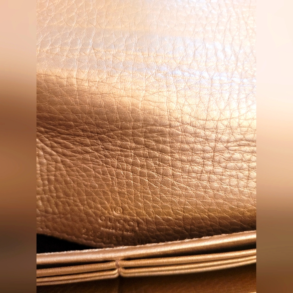 Gucci Brown Leather Interlocking GG Continental Wallet - Picture 4 of 4